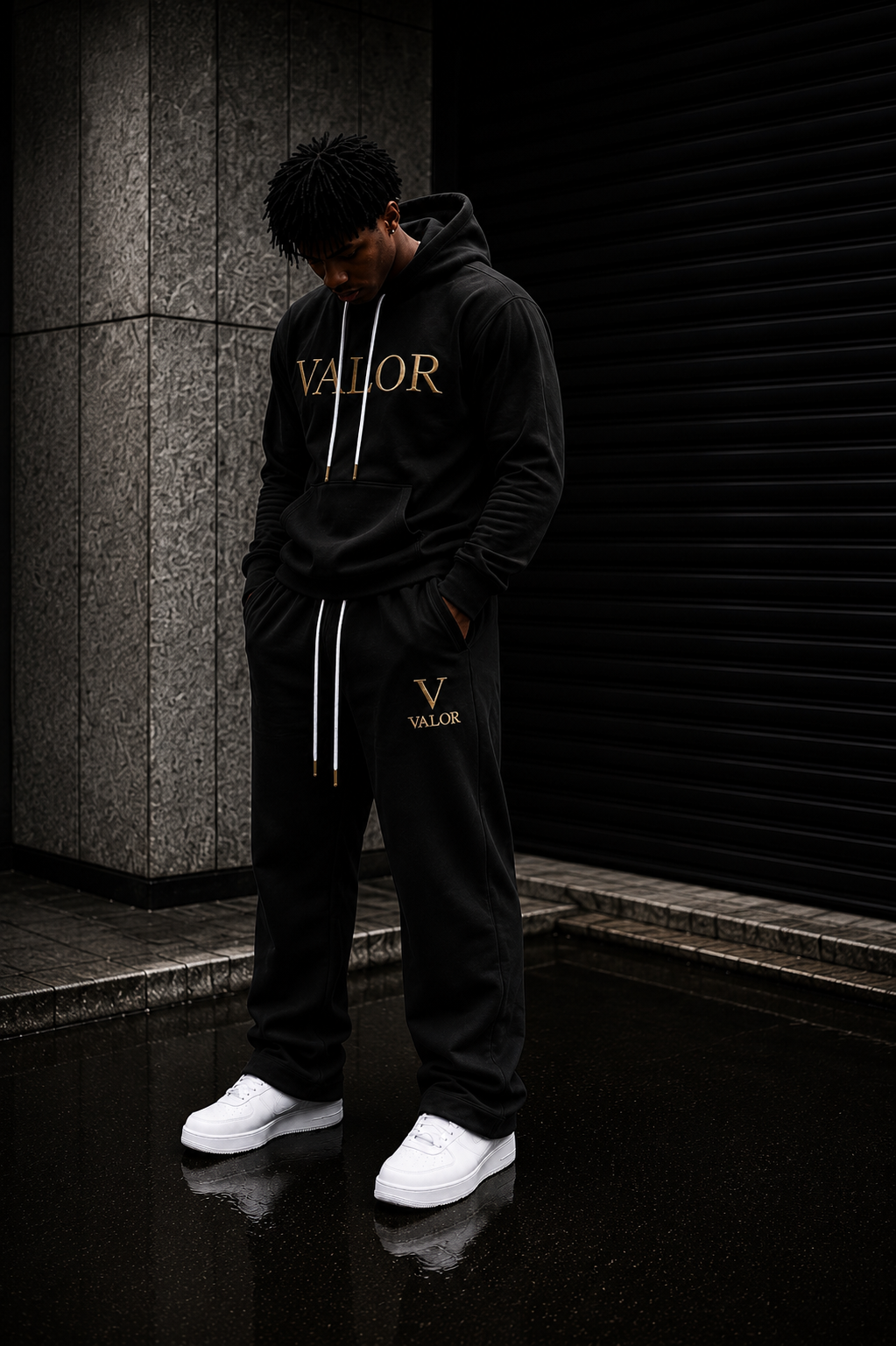 Midnight Black VALOR Tracksuit.
￼￼